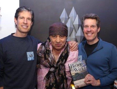 (L-R) my brother Scott McDermott, Steven Van Zandt, and me